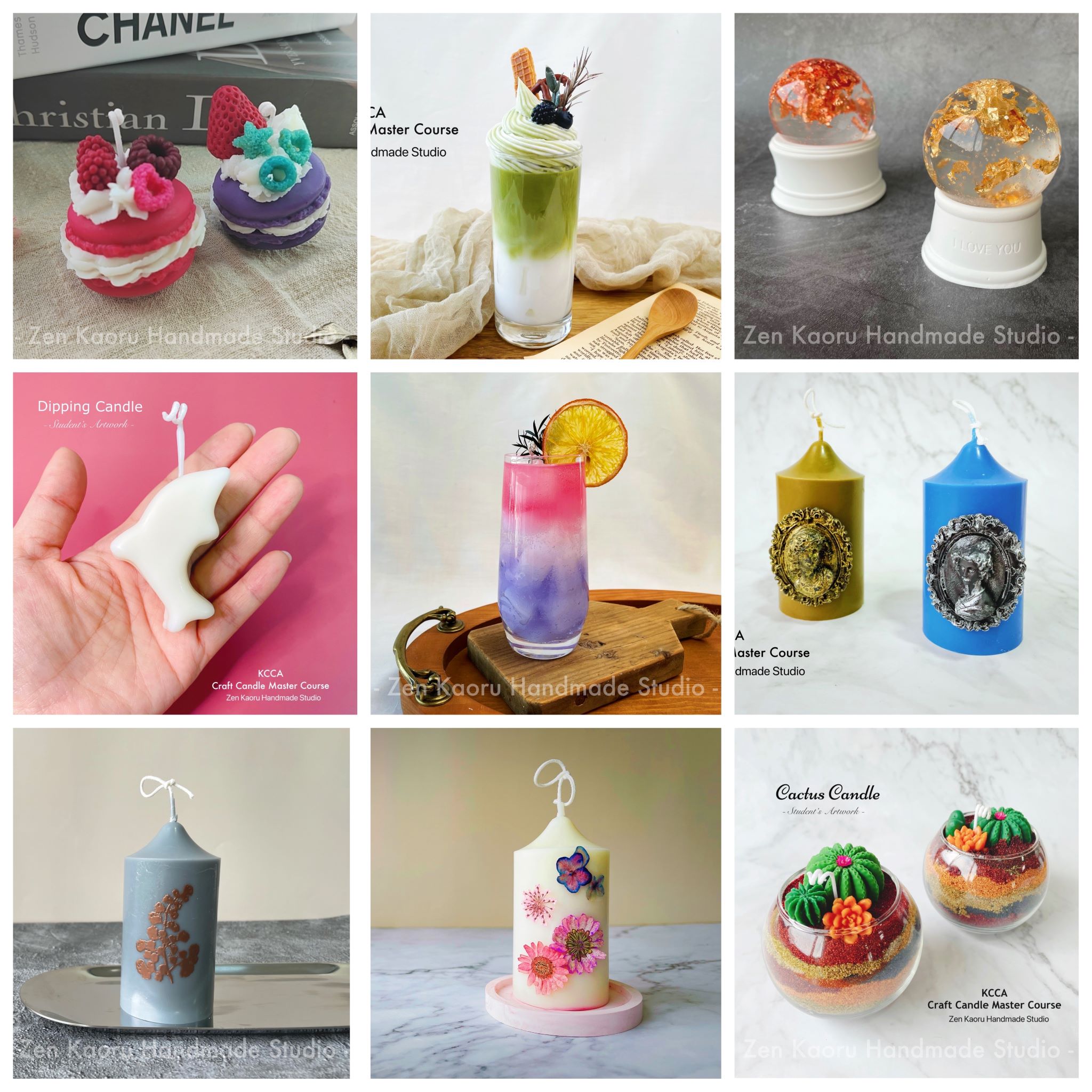 KCCA 韩国艺术蜡烛证书课程 Aroma Candle Master Course