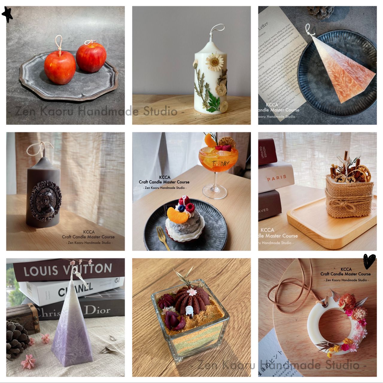 KCCA 韩国艺术蜡烛证书课程 Aroma Candle Master Course