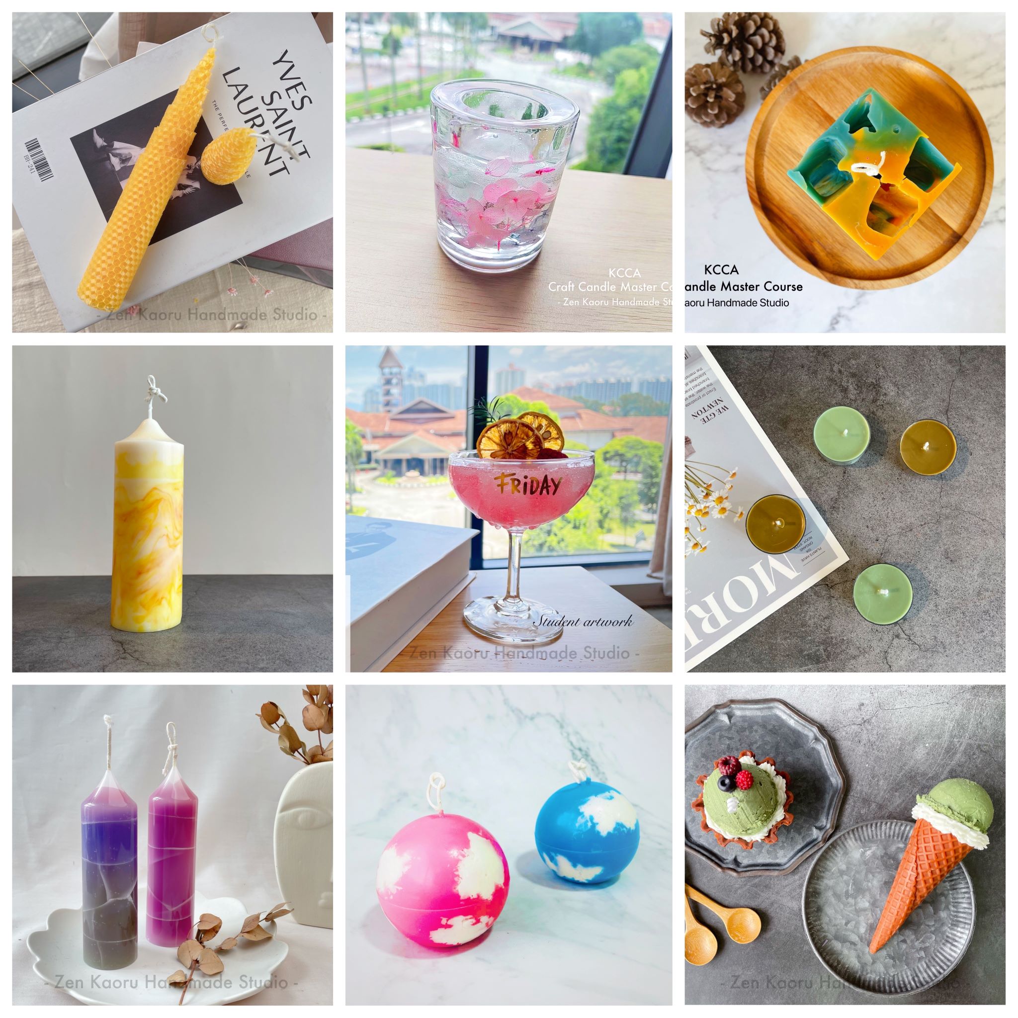 KCCA 韩国艺术蜡烛证书课程 Aroma Candle Master Course